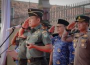 Dandim 0619/Purwakarta Pimpin Upacara Bendera Yang Dilaksanakan di Wilayah Koramil 1902/Plered