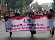 Jalan Santai Pra Reuni SMP Negeri 3 Purwakarta Berjalan Sukses