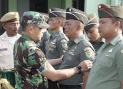 Suksesnya Acara Korp Raport Kenaikan Pangkat Bintara Tamtama di Kodim 0619/Purwakarta