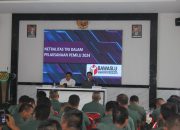 Kodim/0619, KPU dan Bawaslu Pantau Serta Sosialisasikan Tentang Netralitas Pada Pemilu