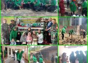 Dalam Menyambut Jumat Berkah, Kodim 0619 Adakan Giat Karya Bakti Bersama