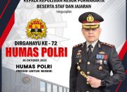 Kapolres Purwakarta Ucapkan HUT Ke-72 Humas Polri